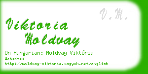viktoria moldvay business card
